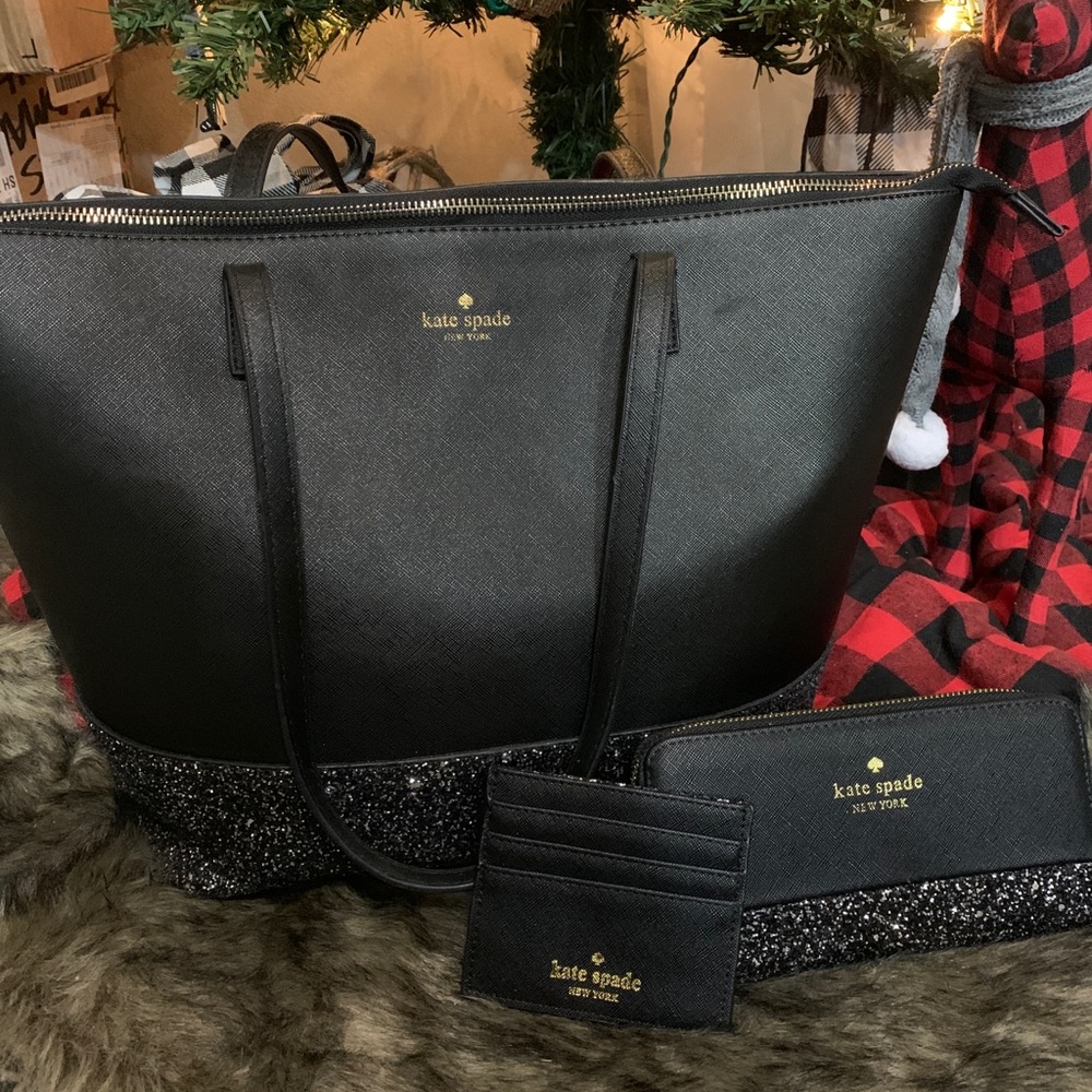 Kate Spade Tote and Wallet with Card holder